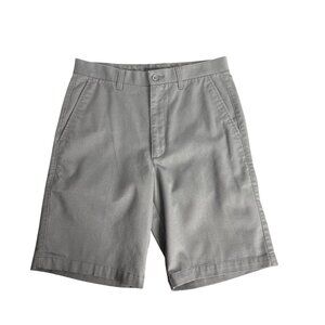 Oobe Men's Charcoal Gray Twill Chino Shorts Size 30